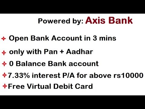 Open Zero Balance Bank Account in 3 Mins with Live Process|with Aadhar & Pan card|By Earning via Btc Video