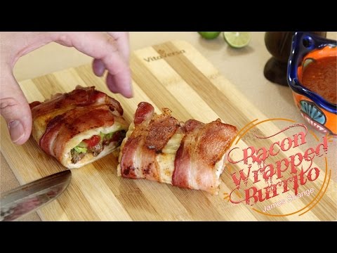 Bacon Wrapped Burrito / Percherones Recipe