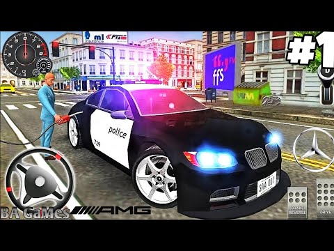 Police Car Mercedes S63 Driving - HotPursuit 3d- Android Gameplay #2