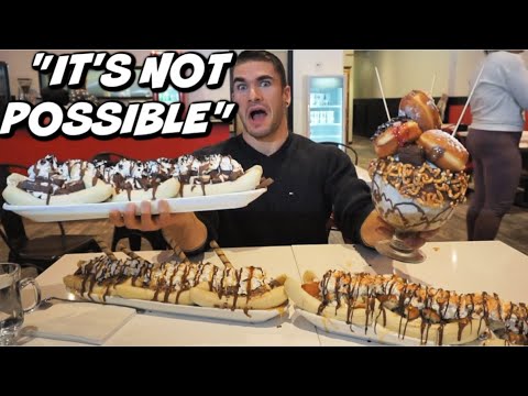 "IMPOSSIBLE" 20LB FOOD CHALLENGE | THE CRAZIEST FOOD CHALLENGE | GUY TRIES TO EAT 20LB OF ICE CREAM?