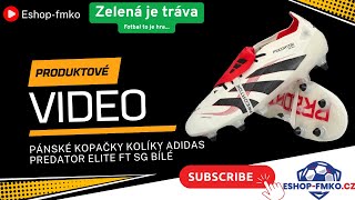 Pánské kopačky kolíky Adidas Predator Elite FT SG bílé