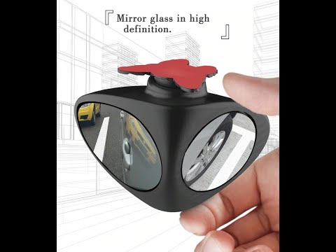 Car Blind Spot Mirror, 360 Degree HD Rotatable Adjustable