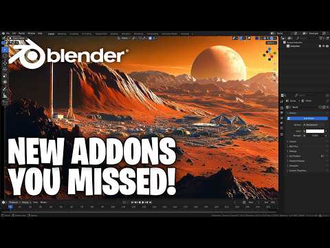 New Blender Addons You Probably Missed!