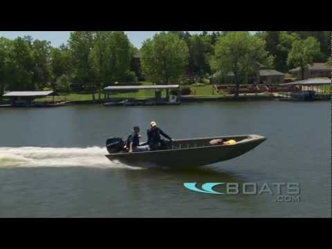 2012 Frontier Jon - Mod-V Hunting & Fishing Boat - Boats.com Model Review - Lowe Boats Video