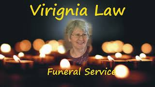 Virginia Law Funeral Service