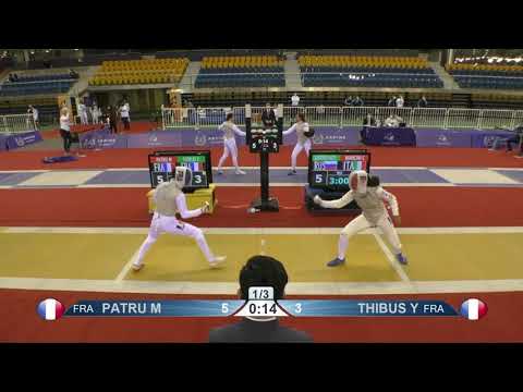 Doha 2021 SWF - L32 - Patru FRA v Thibus FRA