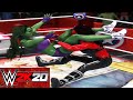 She Hulk V Red She Hulk WWE 2K20 Requested Extreme Rules Iron Woman Match