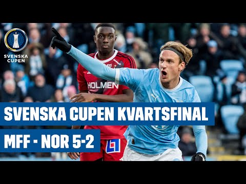 Highlights: Malmö - Norrköping 5-2 | Svenska Cupen herr 2024 | Kvartsfinal