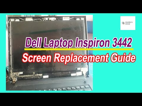 Dell Laptop Inspiron 3442 Screen Replacement Tutorial , Full solution II Modern Mind II