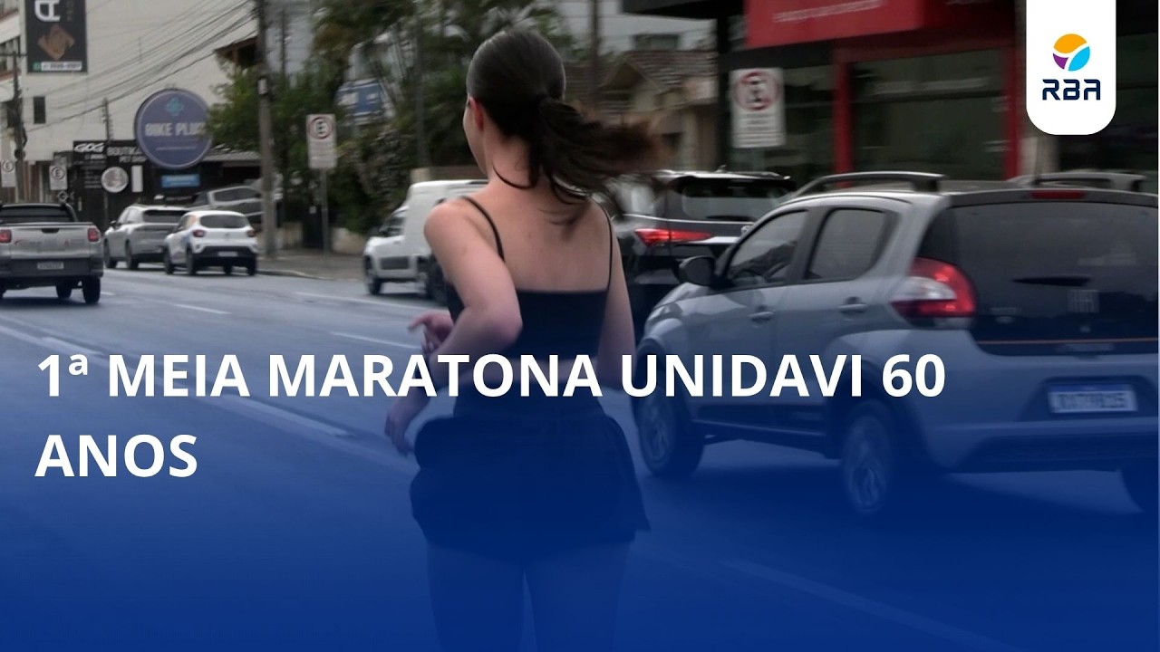 É neste domingo: 1ª Meia Maratona Unidavi 60 anos reúne corredores