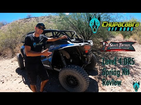 $800 UPGRADE! WORTH IT? | RZR TURBO SHOCK THERAPY DRS SPRING KIT REVIEW | CHUPACABRA OFFROAD