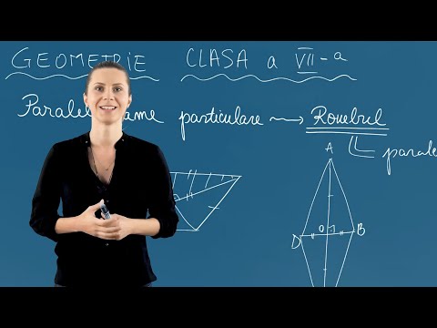 Romb: proprietăți și demonstrații – Clasa a VII-a