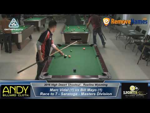 Marc Vidal vs Bill Mayo - 2016 High Desert Shootout Saratoga