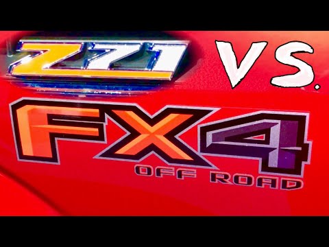Chevrolet Z71 vs Ford FX4 Truck Packages