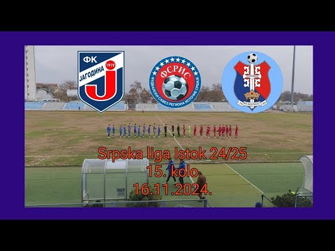 GFK JAGODINA - FK BUDUĆNOST POPOVAC 5:0 (2:0) Srpska liga Istok 24/25 15.kolo