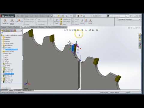 Video Tech Tip: SOLIDWORKS Sheet Metal - Body and Fill Patterns