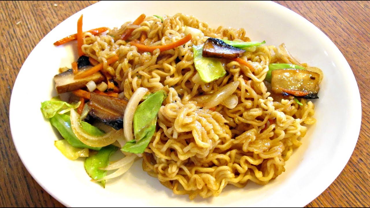 <h1 class=title>Lo Mein - Western Style Fast Food Chow Mein with Ramen - PoorMansGourmet</h1>