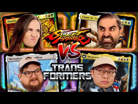 Street Fighter vs Transformers | Extra Turns 32 | Magic: The Gathering Commander EDH Gameplay