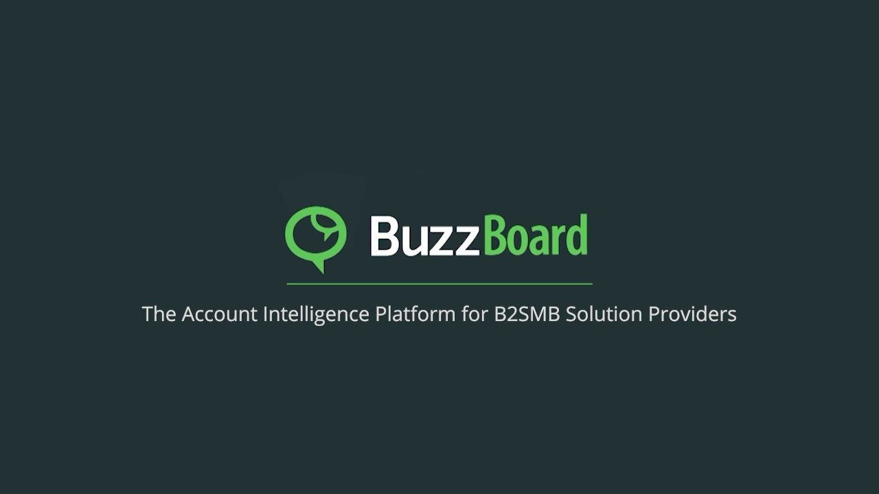BuzzBoard Demand: CRM Data Enrichment and Lead Generation for B2SMB Solution Providers