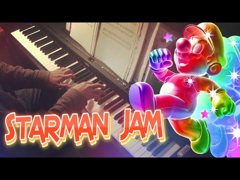 Starman Jam/Rainbow Mario Theme (Chill Version) -  Piano Cover