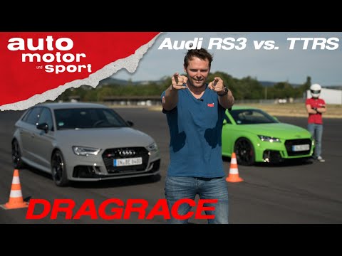 Drag Race: Audi RS3 vs. Audi TT RS - Das 5-Zylinder-Duell auf der halben Meile I auto motor & sport