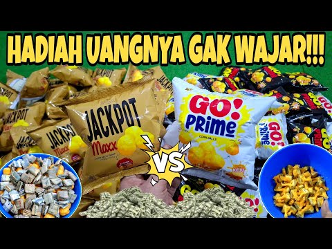VIRAL!!! HADIAH UANGNYA EDDIAAAN!!! UNBOXING CIKI GO PRIME vs JACKPOT MAX BERHADIAH UANG