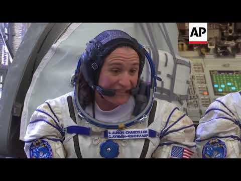 Astronauts train at Moscow's Star City ahead of ISS launch