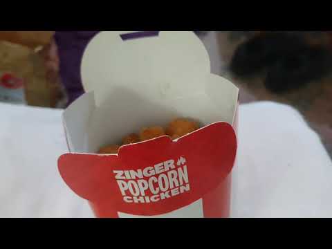 The New Zinger Popcorn Chicken Meal - The KFC Order Was Worth It !