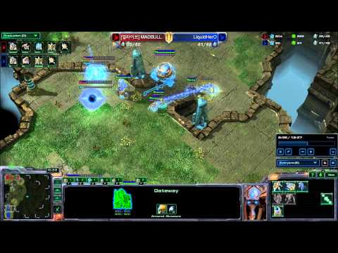 Starcraft 2 Heart of the Swarm: LiquidHerO vs MADBULL PvP Starcraft 2