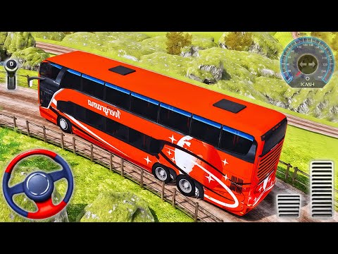 Euro Coach Bus Simulator 3D - Real City Bus Driving - Android GamePlay