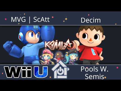 KamiCon 2018 - MVG | ScAtt (Megaman) vs Decim (Villager) - Smash 4 Pools W. Semis