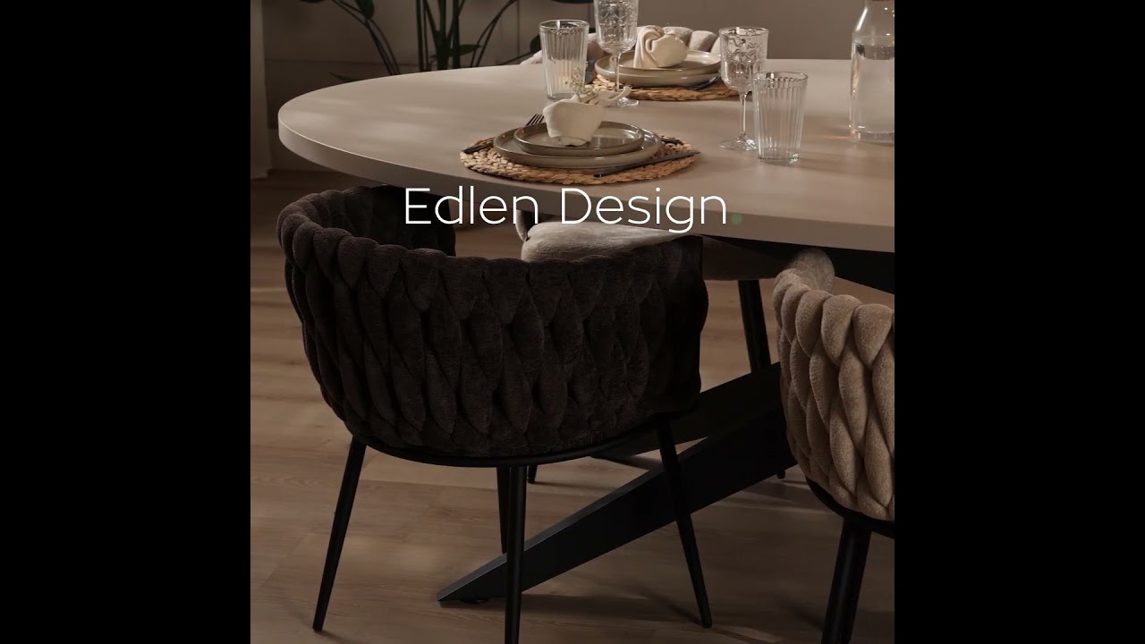 Esszimmerstuhl River Chenille beige