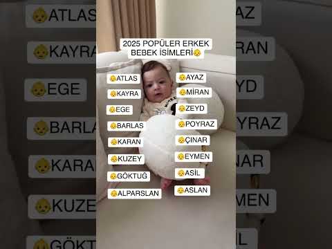 2025 yılının popüler erkek isimleri 🧑‍🍼