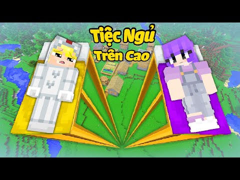 Tô Gà 24H Sinh Tồn Trên Chiếc Giường Cao Nhất Trong Minecraft!