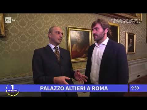 Uno Mattina: si parla di Palazzo Altieri a Roma - Roberto Bilotti Ruggi d'Aragona