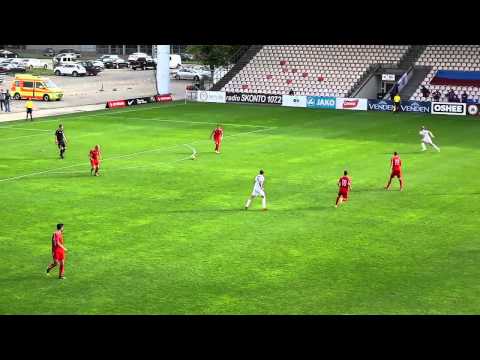crazy winning goal in Latvian football league