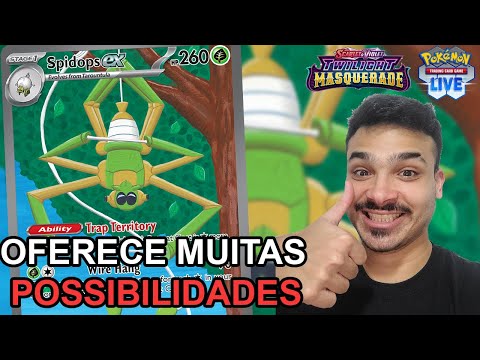 Spidops ex tem VÁRIAS formas de vencer | Gameplay Pokémon TCG Live