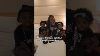 Daddy can't be trusted on a cruise ship from now on