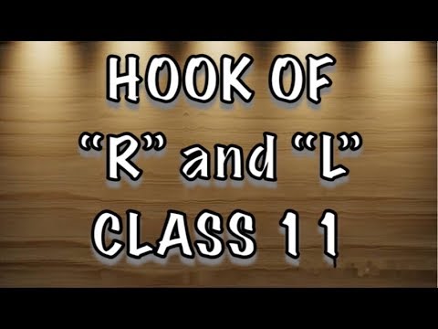 Initial Hook of "R" and "L" || CLASS 11 ||