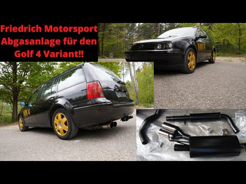 VWGolf 4 Friedrich Motorsport Sportauspuff - 2.5 Zoll