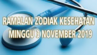 Ramalan Zodiak Kesehatan Minggu 3 November 2019
