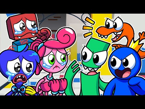 Rainbow Friends VS Poppy Playtime 🎶  FNF Rainbow Friends Animation
