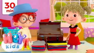 Clean up song! 🎨 | Songs for Kids | HeyKids Nursery Rhymes
