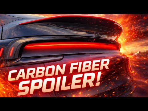 Tesla Model Y Juniper Carbon Fiber Spoiler Install/Review