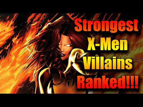 Top 5 Strongest X-men Villains Ranked!!! #marvel #xmen #comics