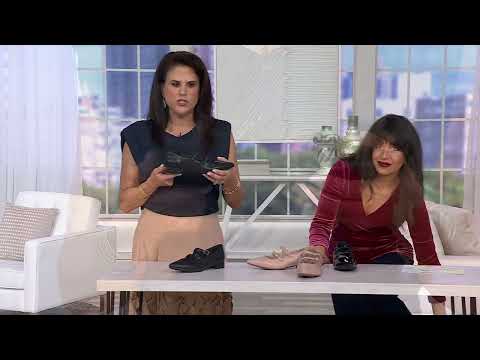 Clarks Collection Leather Mary-Janes -Natalyn Lane on QVC