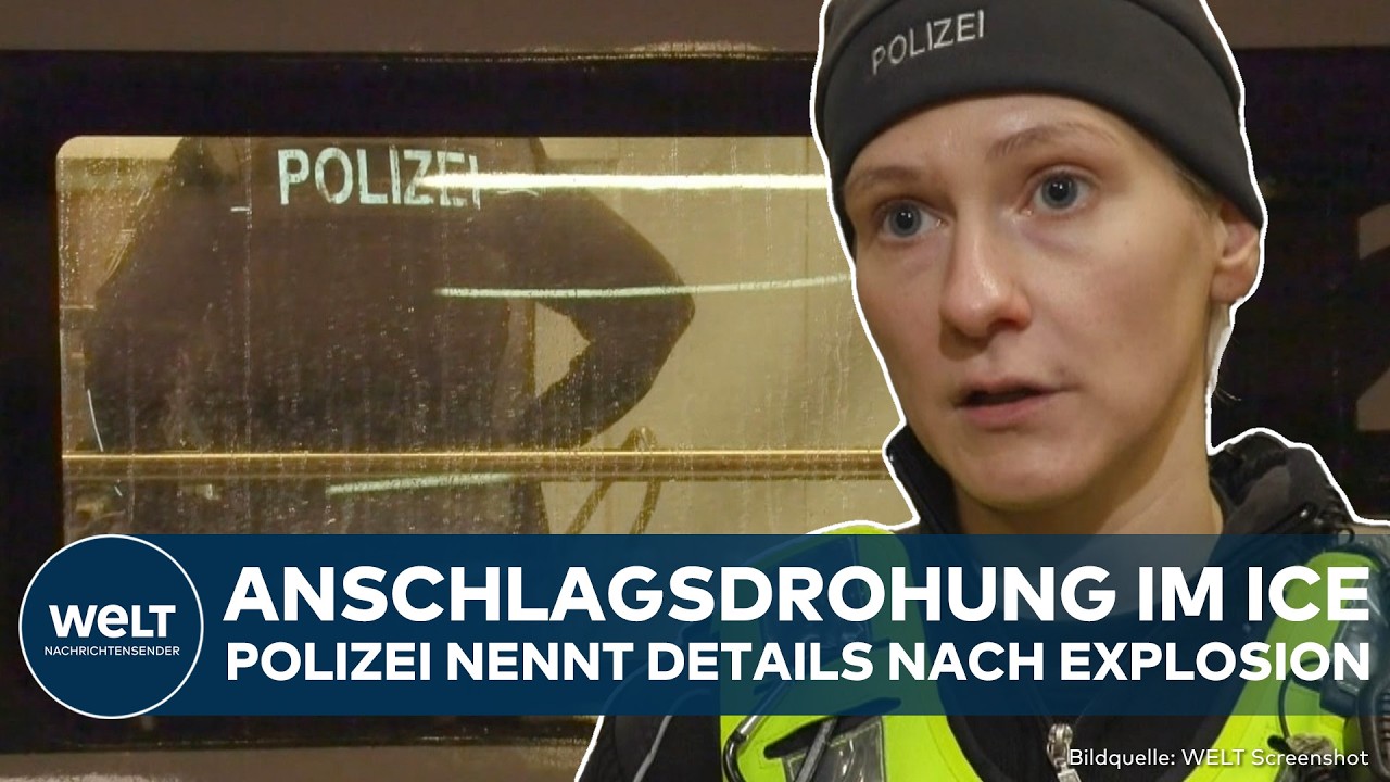 SIEGBURG: Chaos im ICE! Mann zündet Böller und droht mit Anschlag! Fahrgast überwältigt Täter