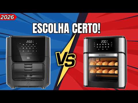 Electrolux EAF85 ou Mondial AFON-12L-BI? Qual AIR FRYER FORNO 12L Vale Mais a Pena em 2026?