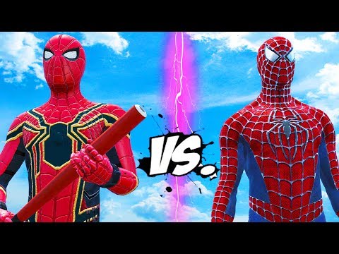SPIDERMAN VS IRON SPIDER - EPIC SUPERHEROES BATTLE Video