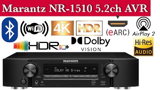 Marantz NR 1510 | 5.2 channel avr | dolby digital home theater | home theater with hdmi earc | #amp